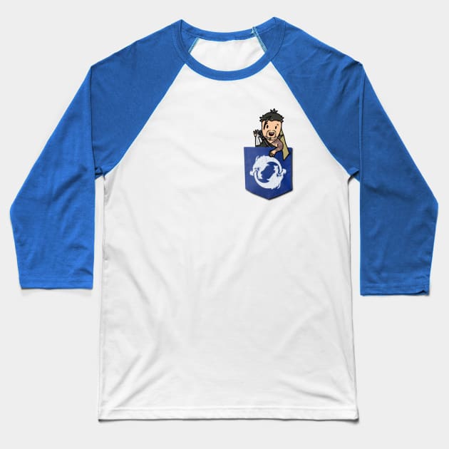 Pocket Hanzo (An Overwatch Design) Baseball T-Shirt by Pocketeers